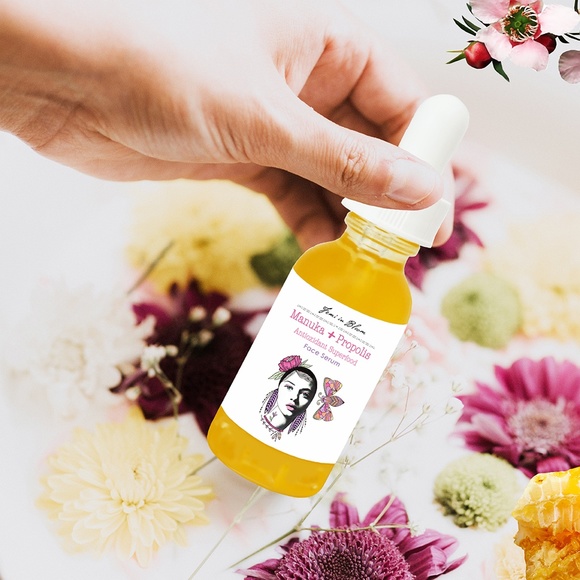 Manuka + Propolis Antioxidant Skin Superfood Organic Face Serum / Anti-Aging - Picture 2 of 12